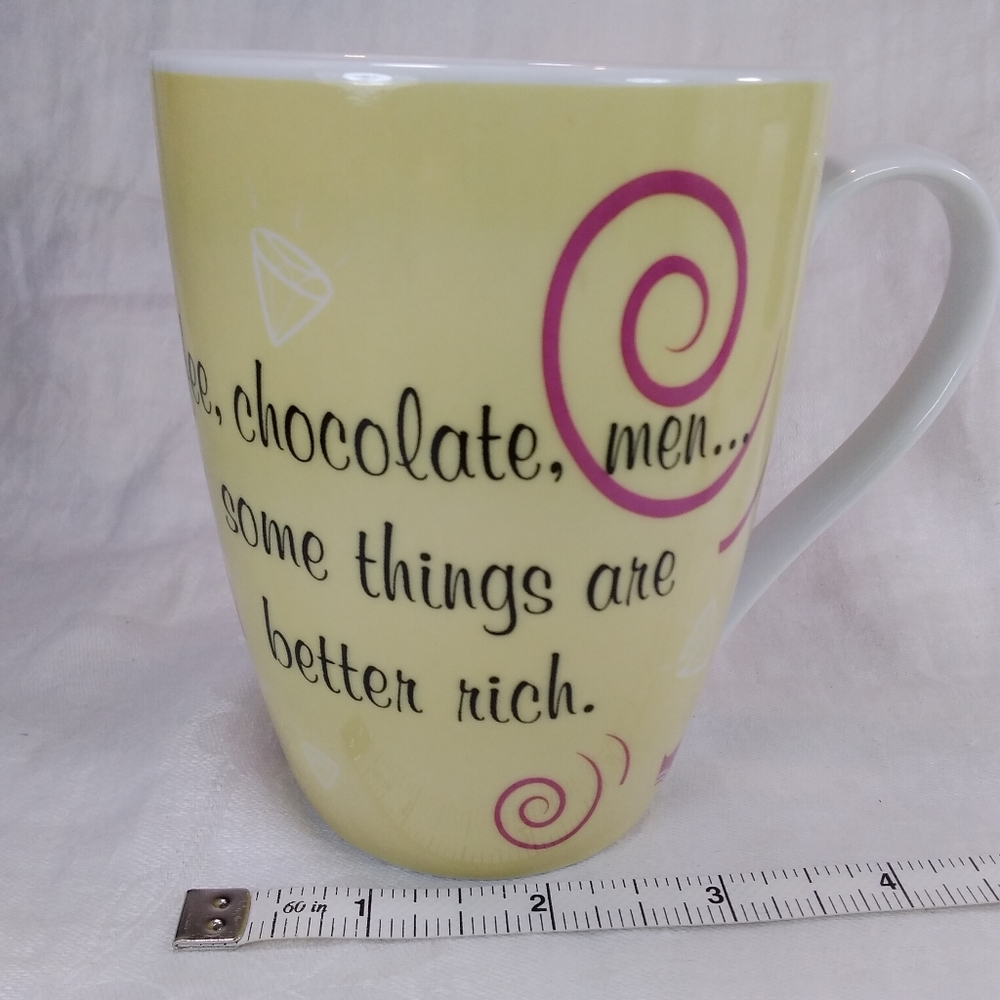 Coffee, Chocolate, Men, Some Things Are Just Better Rich MUG 13 oz Cup Alece - Picture 4 of 12